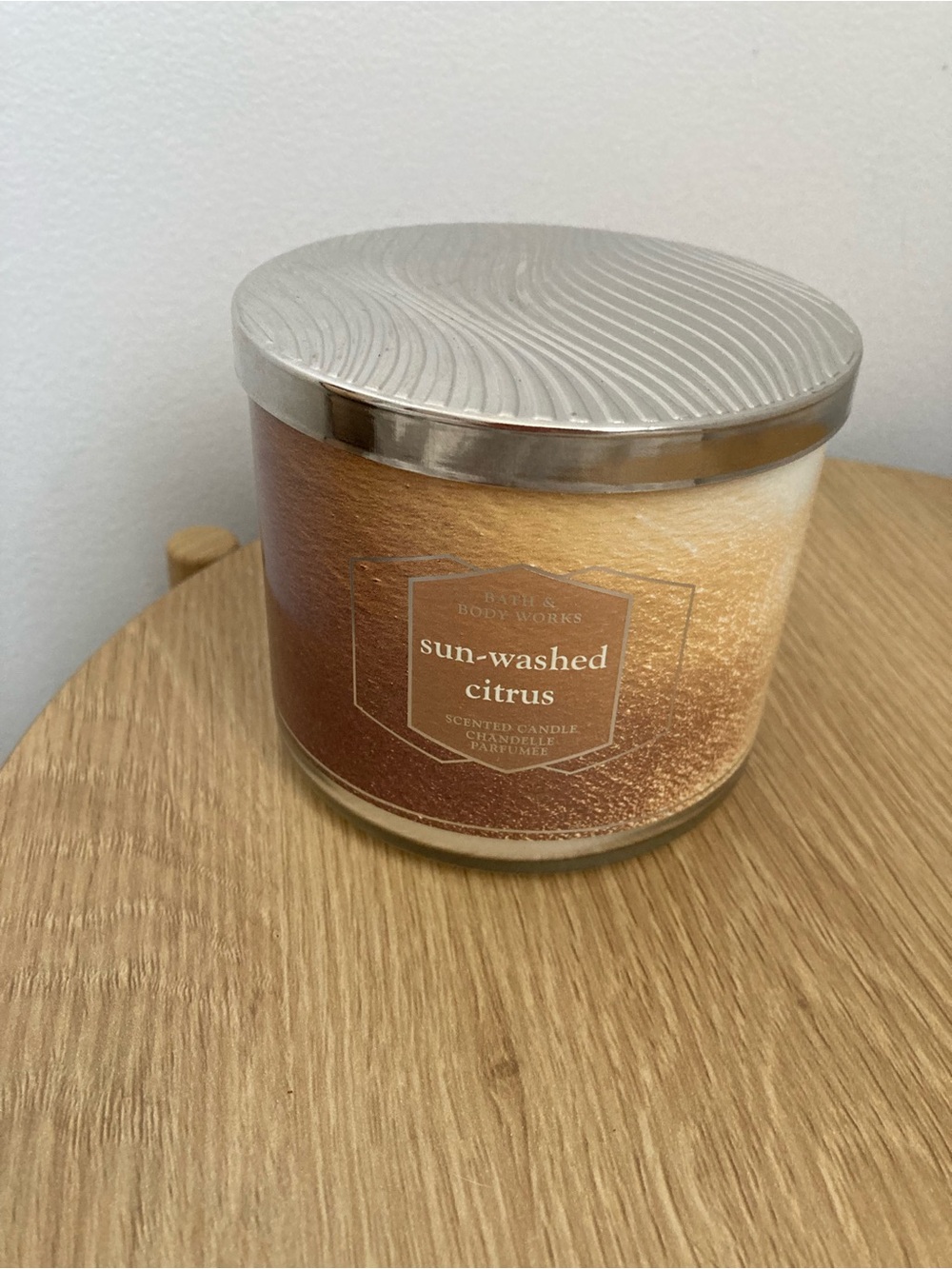Bath & Body Works Sun-Washed Citrus Scented Candle - Gold/Tan